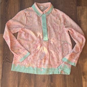 GORGEOUS 100% Silk Jill Stuart Blouse